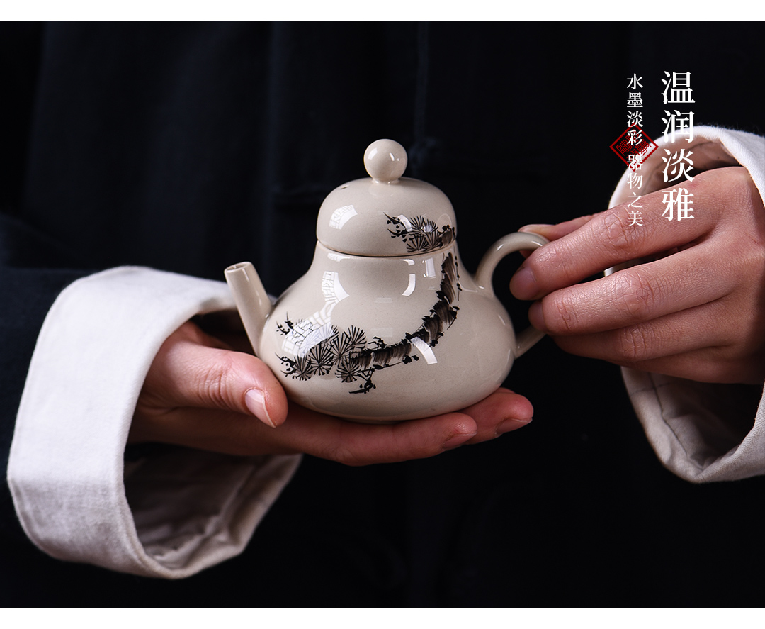 The Story of pottery and porcelain tea sets of household light cup high - grade gift boxes and decoration of Chinese style office receive a visitor kung fu tea set