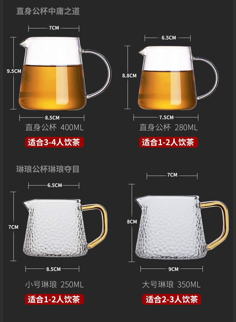 Ceramic fair story glass cup) suit one single high - grade male cup upset heat points of tea