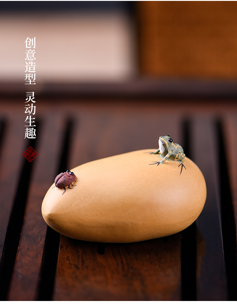 Ceramic water story pet frog tea to keep home furnishing articles boutique violet arenaceous kettle kung fu is zen tea accessories