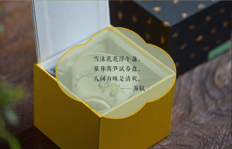 High - end checking hand - made ceramic story town tureen three tureen single name plum lead small tureen