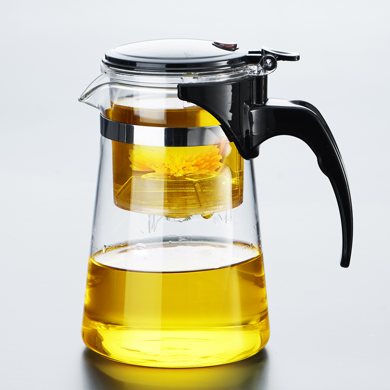 The Heat - resistant glass ceramic story elegant cups office portable filtration teapot teacup can unpick and wash