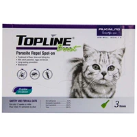 Mèo Elgin ALKIN đặc biệt giọt TOPLINE BOOST thuốc chống côn trùng bên ngoài giọt 3 que - Cat / Dog Medical Supplies Xi lanh tiêm thú y