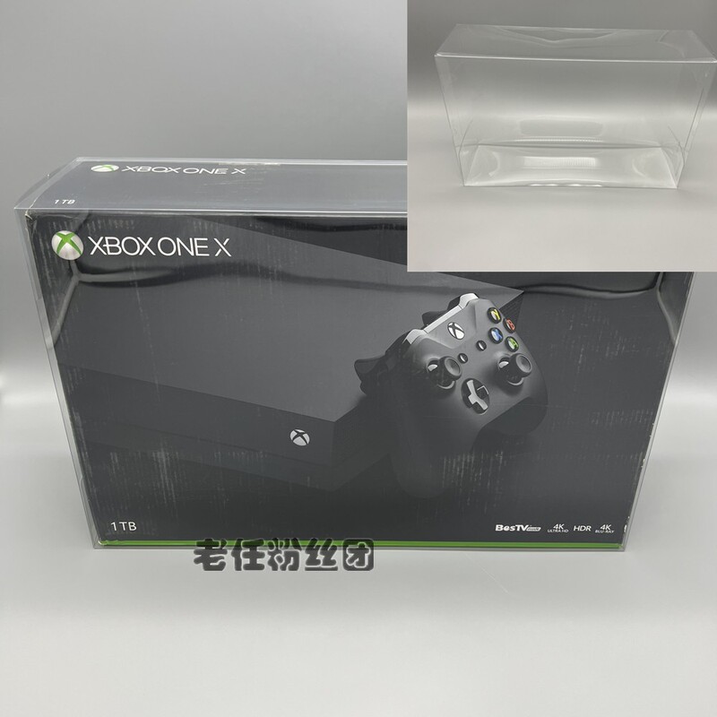 Transparent Collection Protective Box Display Case for Microsoft Xbox One X X1X Scorpio Console