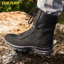 Summer breathable mesh ultra-light combat boots High-top special forces military boots Tactical boots Marine hiking boots Training boots