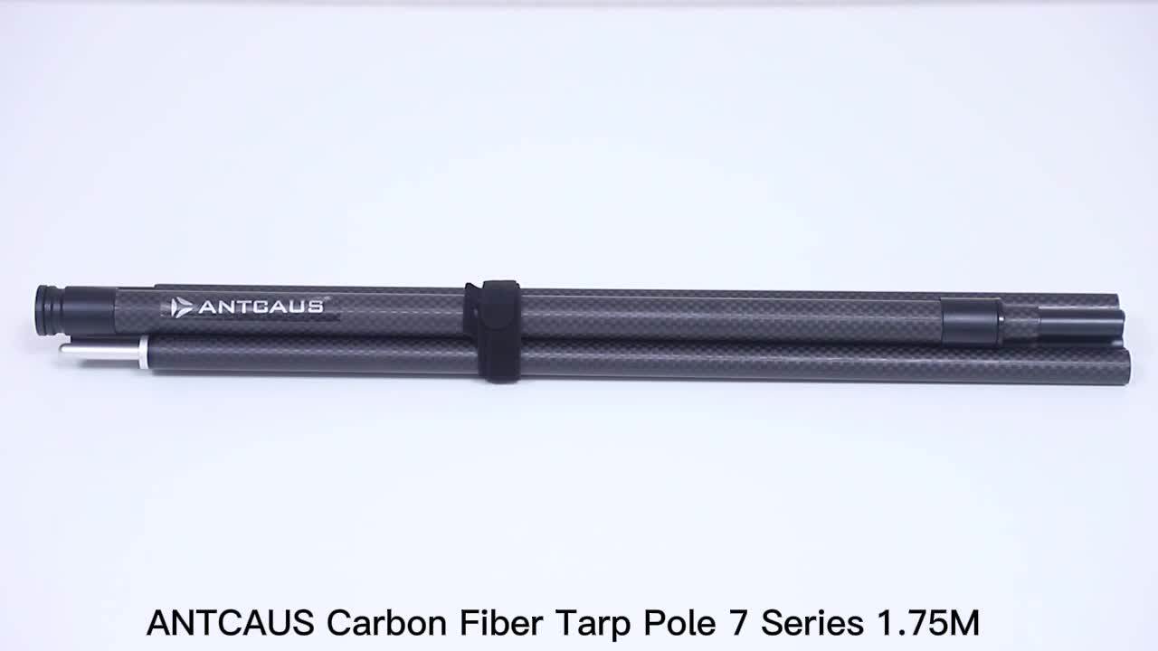 ANTCAUS 7 Series 1.4M Carbon Fiber Tarp Tent Pole - Lightweight
