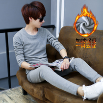 Teen Thermal Underwear Suit Masculine Dressing thickened with a set of junior high school students pure cotton anti-cold autumn clothes