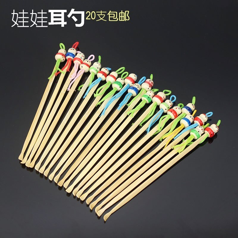 Pickpocketing ear-groped outer ear dig eco-friendly bamboo ear spoon shaped bamboo sign digger student technician bamboo scratching ear baby