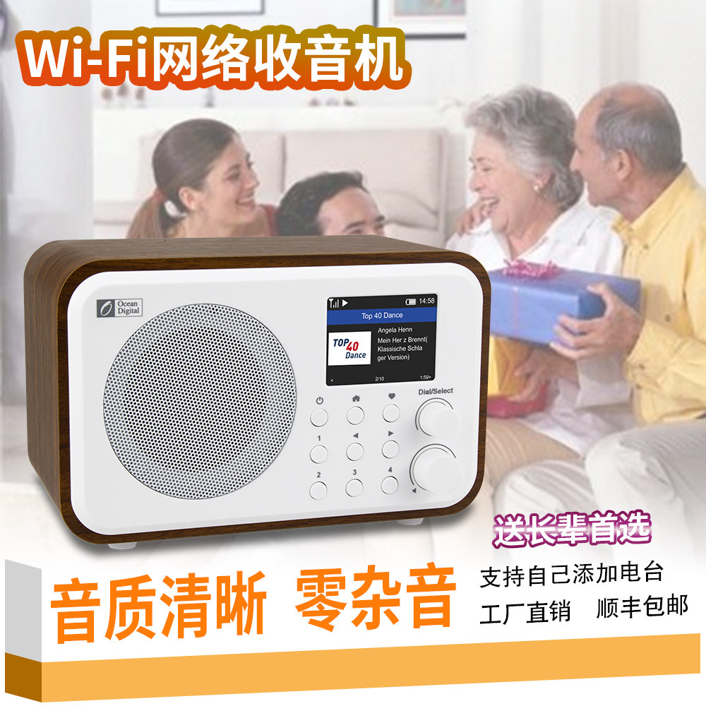 Sea string WR336N New multimedia semiconductor Internet wifi wireless Bluetooth network radio for the elderly