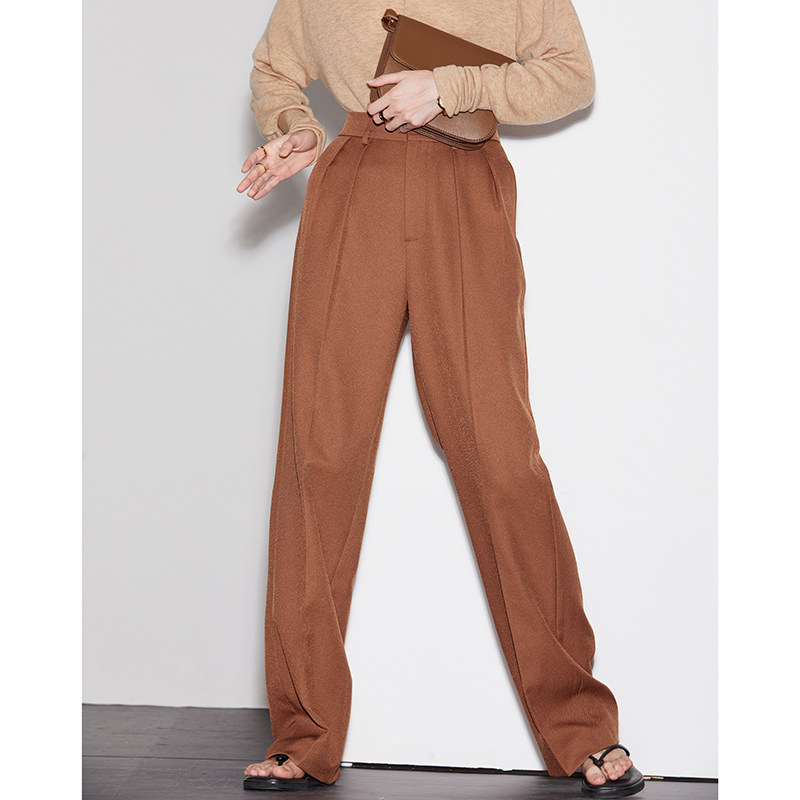 Sovig 2022 Spring Designer Custom Color Superior Sense Straight Silo Western Pants High Waist Casual Display Slim Width Pants