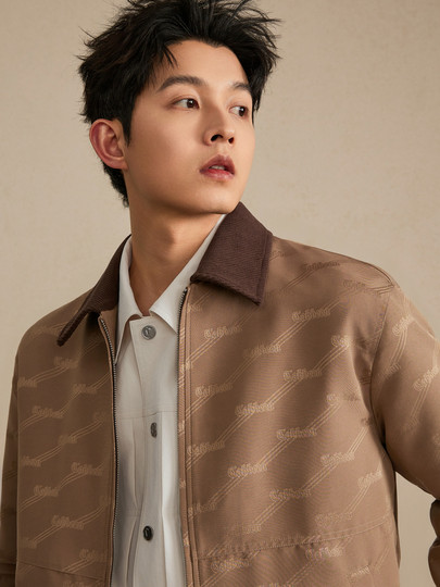 Мужская куртка в стиле ретро-амбара Cabin 2026, весенняя новая куртка с лацканами контрастного цвета