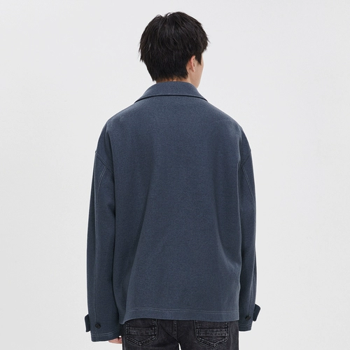 Трикотажный лонгслив, демисезонная куртка для отдыха, в корейском стиле