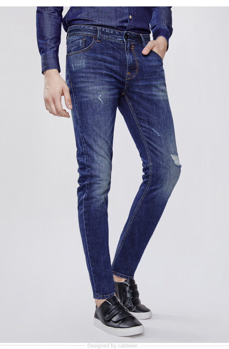 Jeans pour jeunesse CABBEEN en coton pour automne - Ref 1483715 Image 19