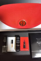 Armani matte lipstick 201 sample gift box set red and black liquid eye shadow mascara girlfriend birthday gift