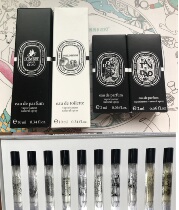 2 Diptyque Tiptyuk Test Tube Perfume small sample 2ml Shadow Rose Dusan without floral sandalwood