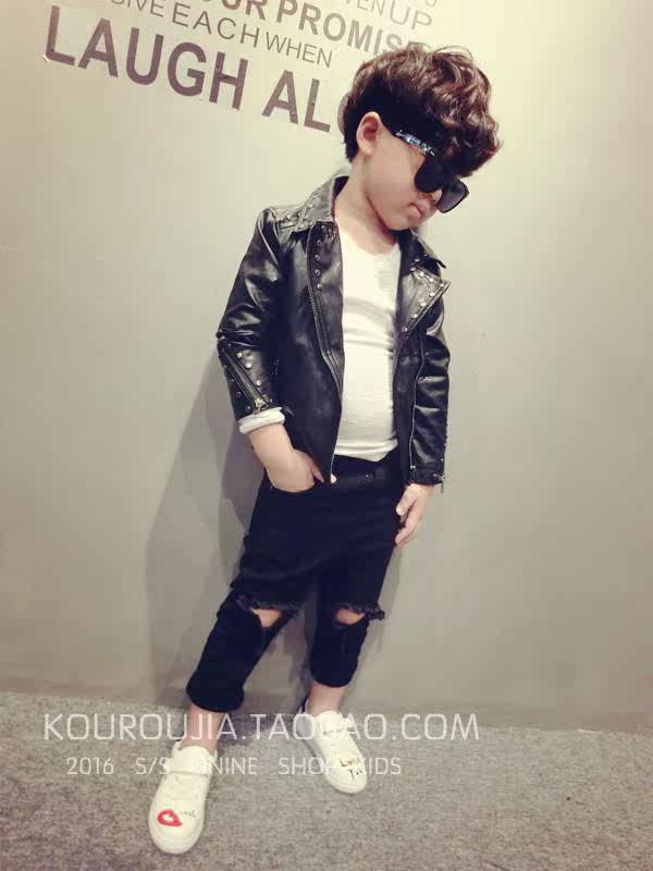 Blouson enfant en cuir PU - Ref 2159465 Image 16