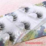 兔奶奶 Прозрачные кудрявые завивающие трехмерные накладные ресницы, европейский стиль, 3D