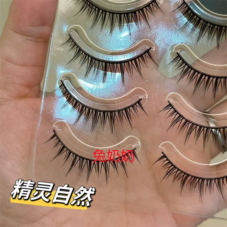 兔奶奶 False eyelashes, small eyes to create double eyelids, for every day, natural makeup