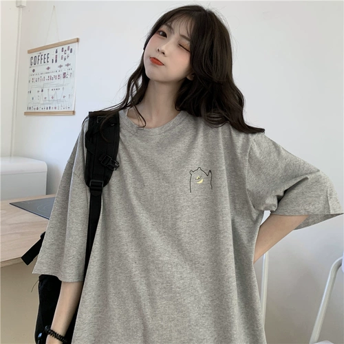 Tide, японская ретро футболка с коротким рукавом, коллекция 2023, оверсайз, в корейском стиле