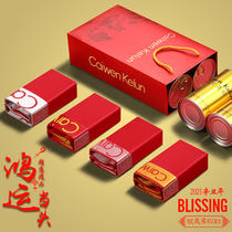 2 red underwear mens original year of cotton Modal crotch is bull Big Red mens boxer four corners νck