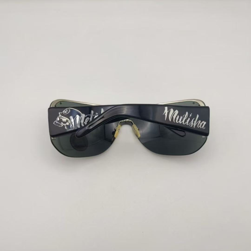 98 Dollars! Yuan Year Foreign Trade American Style Punk Dark Skull Large Letter Visual Style Large Frame Sunglasses