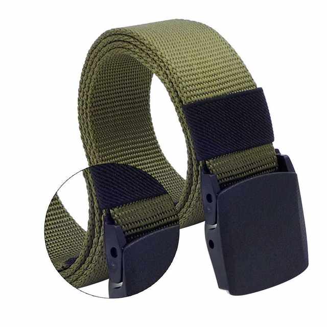 MilitaryMenBeltArmyBeltsAdjustableBeltMenOutdoorTra