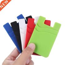 Hot Sale Phone Card Holder Silicone Mobile Phone Back Card H