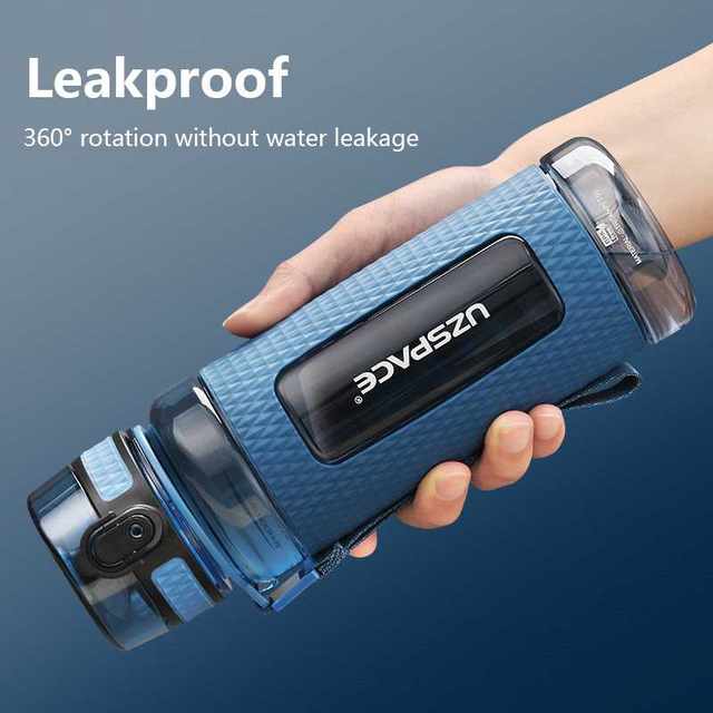 UZSPACESportsWaterBottlesGymLeak-proofDrop-proofPorta