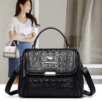 Xiangfei kangaroo new trendy hand carry middle-aged mother bag 2021 womens leather atmospheric shoulder bag handbag womens bag