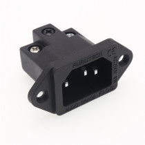 Fever-grade power input to do welding-free rhodium-plated fever-grade AC power outlet