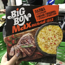 Oro supermarket BigBonmax instant noodles fast food noodles vegetarian instant noodles bowl noodles non-fried instant noodles instant noodles