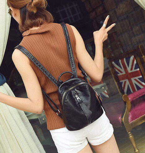 Water - wash skin mini - shoulder bag girl 2021 new Han edition tide - hundred with ultra - small water skin and leisure soft - leather bag