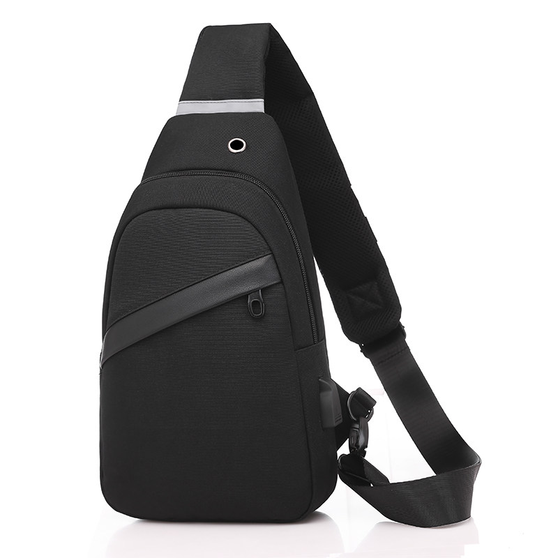 2021 new trend chest bag men's messenger bag canvas shoulder bag chest bag casual small bag backpack men's bag