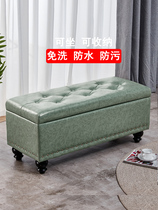 Nordic Clothing Shop Changing Shoes Stool couch stool Home doorway Multi-functional strip storage Stool Fitting Room Stool