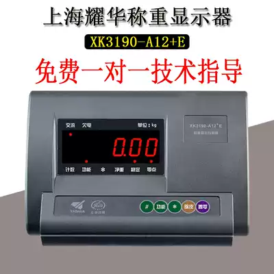 Shanghai Yaohua XK3190-A12 E instrument weighing display A12E weighing scale with electronic scale with computer