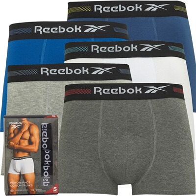 Reebok Five-Pack Boxer Briefs Recommended by the Store Owner, Better Quality Than C//K!