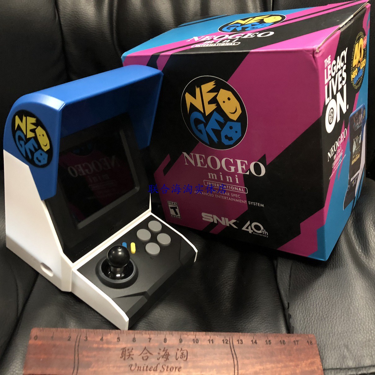 SNK40 kỷ niệm ban đầu NEOGEO Mini trò chơi điện tử điều khiển mini arcade phiên bản châu Âu và phiên bản quốc tế của Hoa Kỳ - Kiểm soát trò chơi tay xbox one s