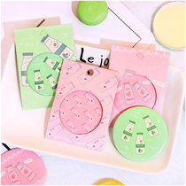 Korean Version Cute Makeup Mirror Mesh Red ins Teenage Girl Cartoon Mini-Makeup Carry-on Small Mirror Portable Dresser