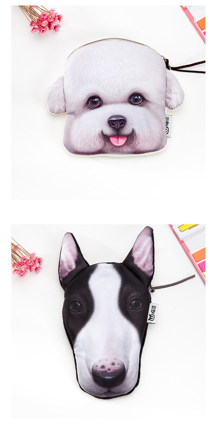 Mèo Fan Harajuku Dog Chao Meng Ví Tiền Xu Sáng Tạo Wang Xingren Vải Nghệ Thuật Đồng Xu Ví của Phụ Nữ Túi Ly Hợp Túi ví ví da