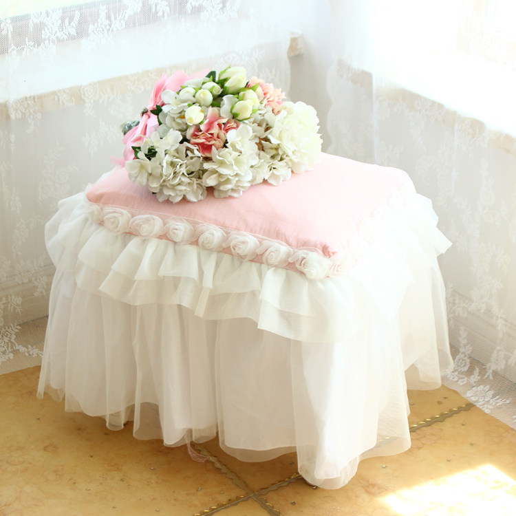 Korean version of romantic princess style safe cover lace all-inclusive bedside table cover cover cloth cover towel dust cover tablecloth