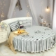 Ít Dream House Tuỳ giường tròn tròn giường váy tròn giường tròn khăn trải giường bedspread bedspread bông bông mảnh - Váy Petti