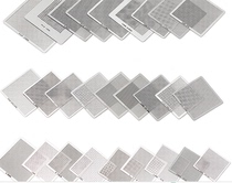 27 pieces of BGA universal steel mesh can be directly heated notebook desktop ball planting table bead planting mobile phone tin planting board