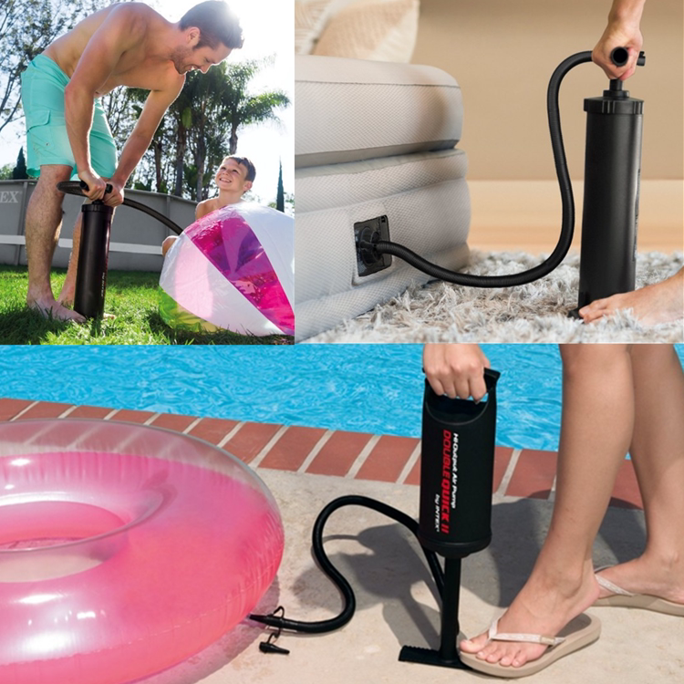 Pumping Dual Purpose Air Pump Swimming Ring Pump Inflatable Boat Pump Air Cushion Bed Tent Inflatable Pump Blowing Bucket