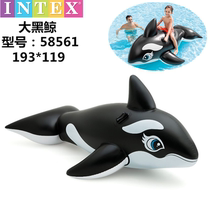 Large whale children on water inflatable sitting on shark turtles dolphin crocodile animal swimming ring unicorn toy