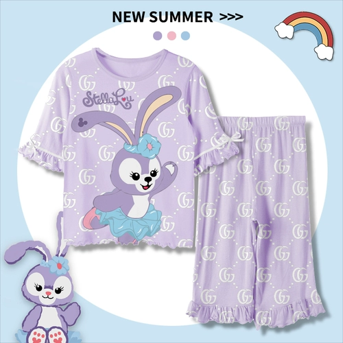 Детская тонкая пижама, комплект для принцессы для школьников