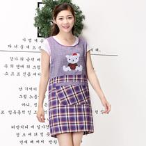 Vest-style overalls clean textile purple comfortable funny wear-resistant practical waterproof creative large size apron female