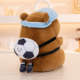 Cute Diver Capibala Sports Capybara Doll Plush Toy Football Backpack Rag Doll Gift