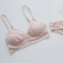 Hana HANA French bralette bralette lace beauty back lingerie girl vest double shoulder strap sweet bra winter