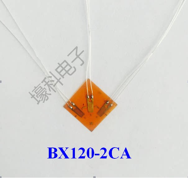 10 foil-type resistance strain gauges, three-way rosettes, room temperature strain gauges BX120-2CA