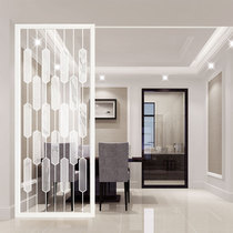 Nordic Light Extravagant Hollowed-out Screen Minima Modern Tempered Glass Partition Living Room Entrance Into The House-In-House Living-room Partition