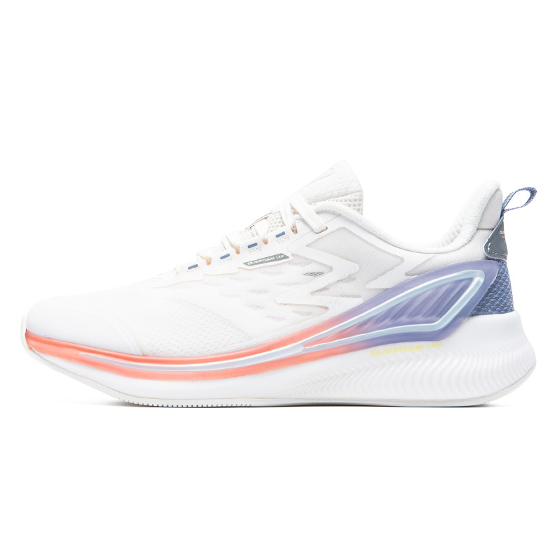 Feather White / Pink Purple GreyNight shadow   361 Women's Shoes gym shoes 2021 spring new pattern Mesh surface Night running shoes female soft sole shock absorption wear-resisting Running shoes